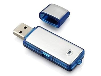 M S TECH Spy Voice Activated Digital Audio Recorder USB Flash Drive Long Battery Life 4GB HQ (Black)