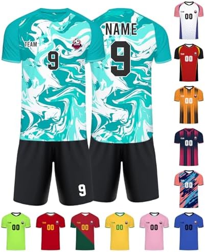Xiuyours Personalised Football Shirt Name Number