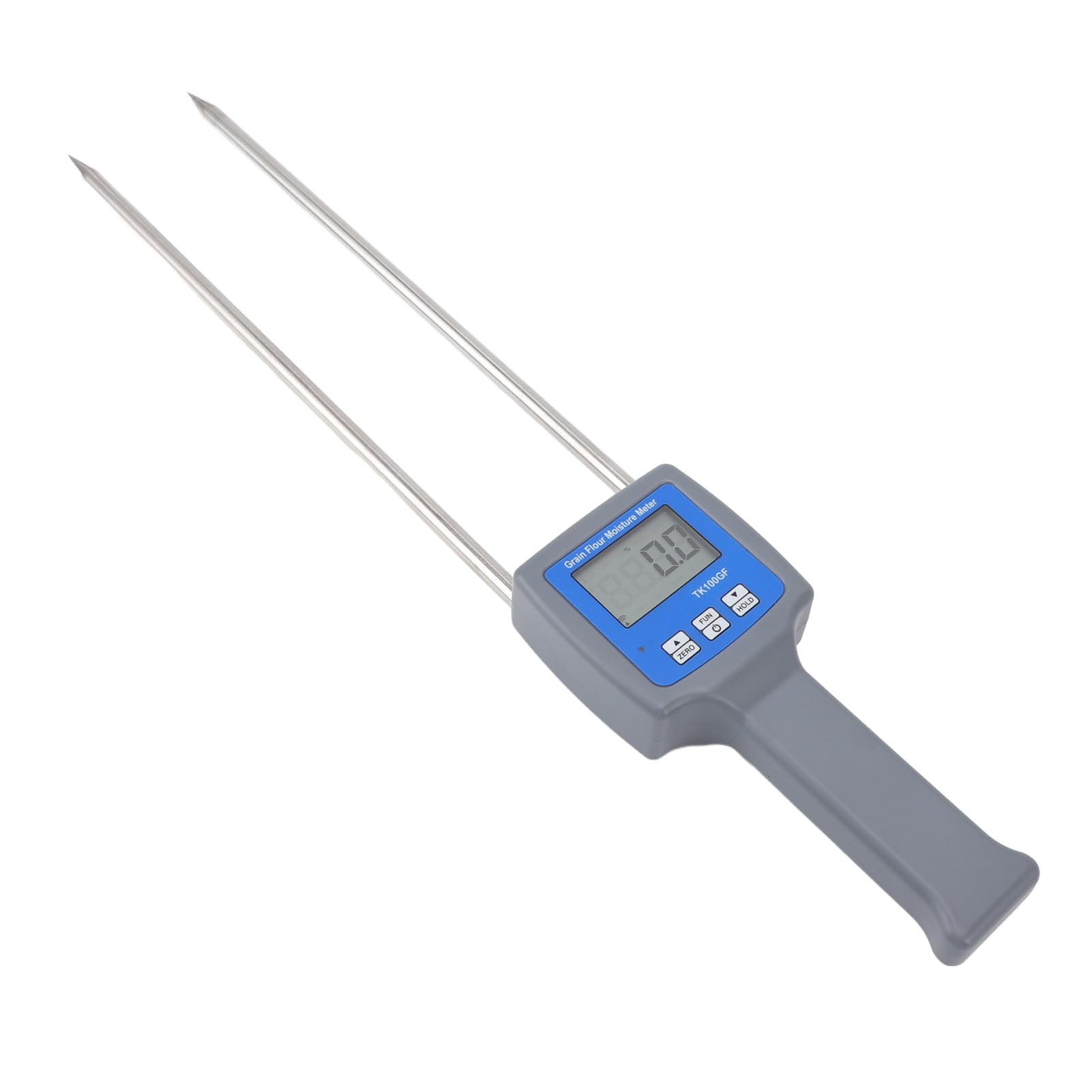 Misuratore di umidità digitale per cereali, tester multifunzione preciso per grano, riso, mais, con display LCD, 45,7 x 7,5 x 3,3 cm