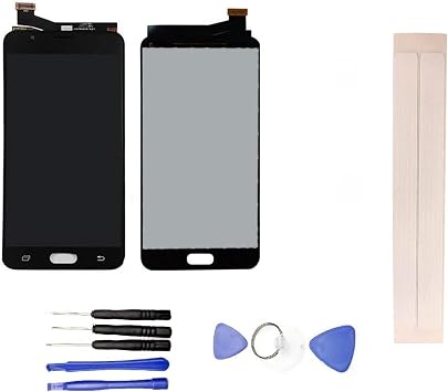 LCD Display & Replacement Touch Screen Digitizer Assembly with Free Tools for Galaxy J7 Prime G610 G6100 G610F SM- G610M/DS SM-610F/DS On7 2016 USA Version Black