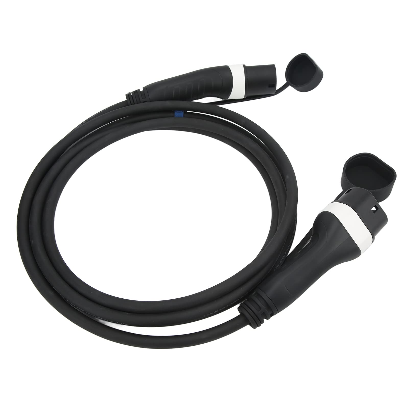 Aramox Kabel ładujący Typu 2, Przenośna Wtyczka z ABS TPU miedź Srebrna, 16 A 3,6 KW 5 M do Pojazdów Elektrycznych Typu 2 Podróżujących w Domu, IP65, 14°F do 52°F