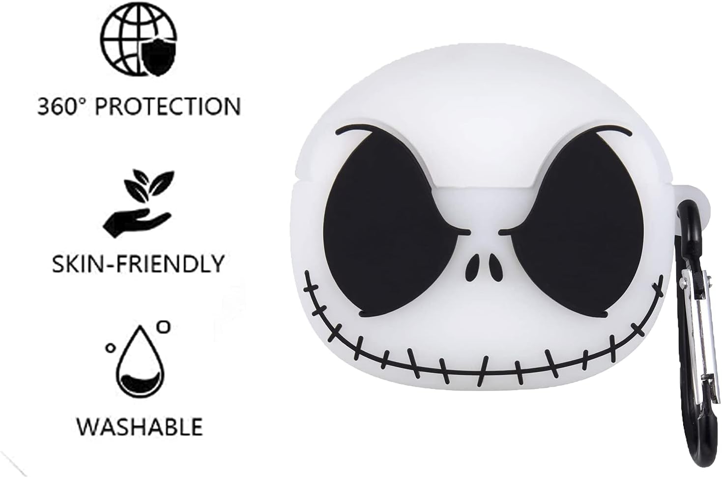 Cheap VinSa Cartoon Luminous Skull Shockproof Protective Case for Beats Studio Buds New 2021 Wireless Headphones Charging Box |Kawaii Funny Transparent Cover with Anti-Lost Keychain Hook Bag Toys Decor Discount 80% VinSa Cartoon Luminous Skull Shockproof Protective Case for Beats Studio Buds New 2021 Wireless Headphones Charging Box |Kawaii Funny Transparent Cover with Anti-Lost Keychain Hook Bag Toys Decor