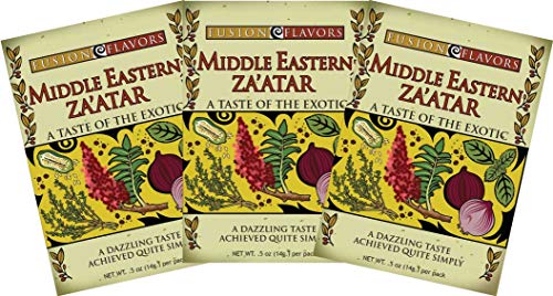 Fusion Flavors Olive Oil Dipping Spices (Middle Eastern Za'atar 3 pack)