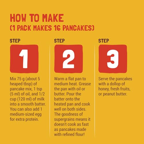 Image of Slurrp Farm Banana Choco Chip Millet Pancake Mix | Super Saver Pack | 300g