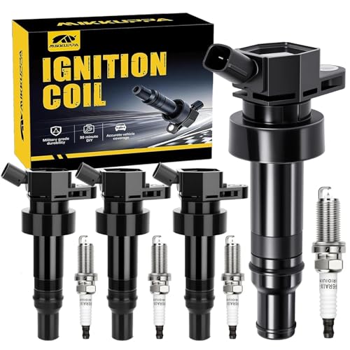 MIKKUPPA UF652 Ignition Coil Packs and Spark Plugs Replacement for