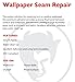 Red Devil 0878 Wallpaper Seam Repair, Wallpaper Adhesive, House & Home Restore Premium Wall Paper Glue & Paste, Clear, 5 oz