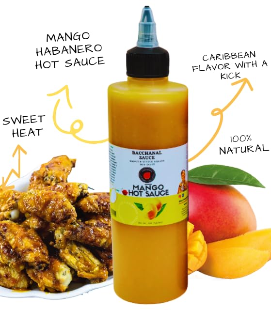 Miniatura 2 de Mango Habanero Hot Sauce, Rip-roaring habaneros and lush mangoes to fire up your plate!, Best Mango Habanero Wing Sauce, Mango Habanero Sauce, Mango