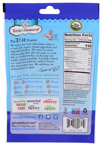 Torie and Howard Chewie Fruities, sabores surtidos ácidos 4 oz miniatura 2