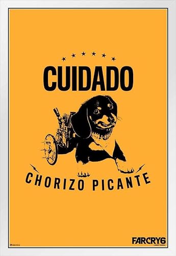 Far Cry 6 Cuidado Chorizo Picante Dog Videojuegos Gamer Far Cry Merchandise Collectibles Edición Coleccionistas Far Cry Merch Far Cry 6 Póster Far