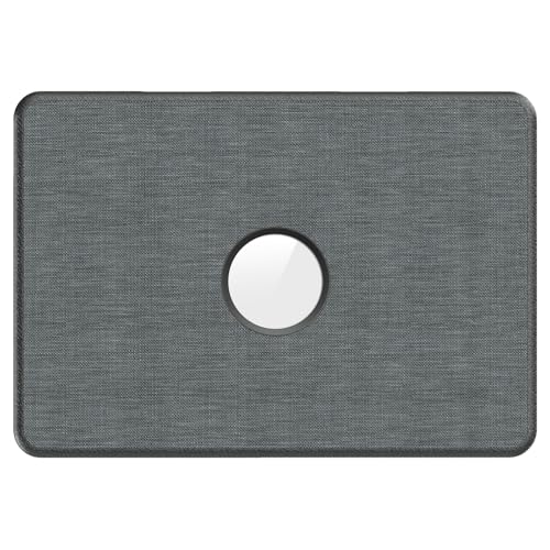 Image of ProElite Case for MacBook Neo 13 inch 2026, Fabric Material Hard Shell with Slim TPU Bumper and Fold Kickstand, Grey