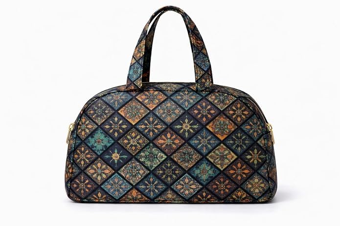 Women’s Printed Handbag | Stylish Ethnic Pattern Shoulder Bag | Zipper Closure | Lightweight Daily Use Purse for Women & Girls-picture-44