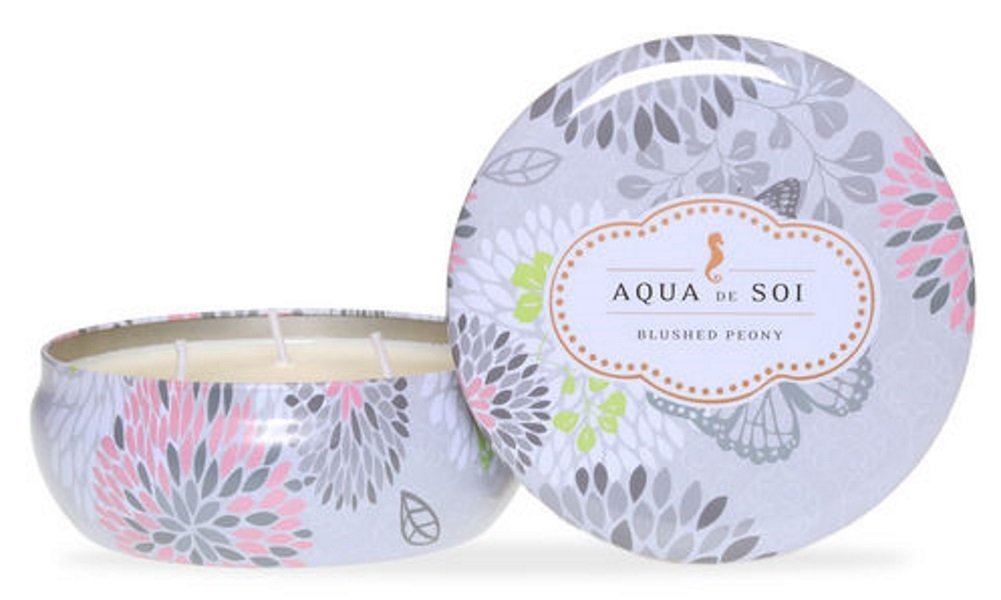 SOI Company Triple Wick Candle, 21 Ounces Blushed Peony