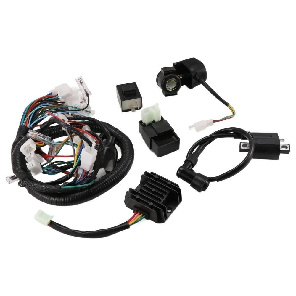 Motor kabelbaum Für Jiling CG125 ZJ125 Motorrad Elektrischer Kabelbaum CDI Zündspule Diesel Motorkabelbaum