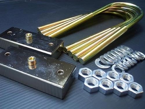 強度試験成績書付き ハイエース 200系 スチールメッキ ロワリングブロック キット 25mm (1インチ) ローダウン S-GL DX ワゴンGL HIACE