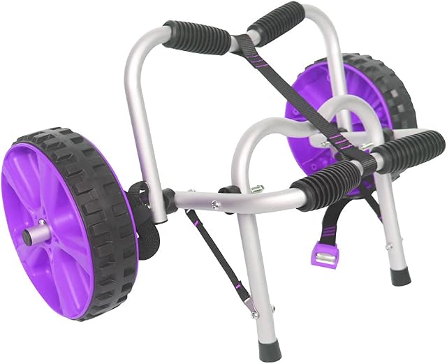 ASMSW Universal Kayak Cart Boat Carrier for Carring Kayaks Canoes Boat Float Mats Tote Trolley