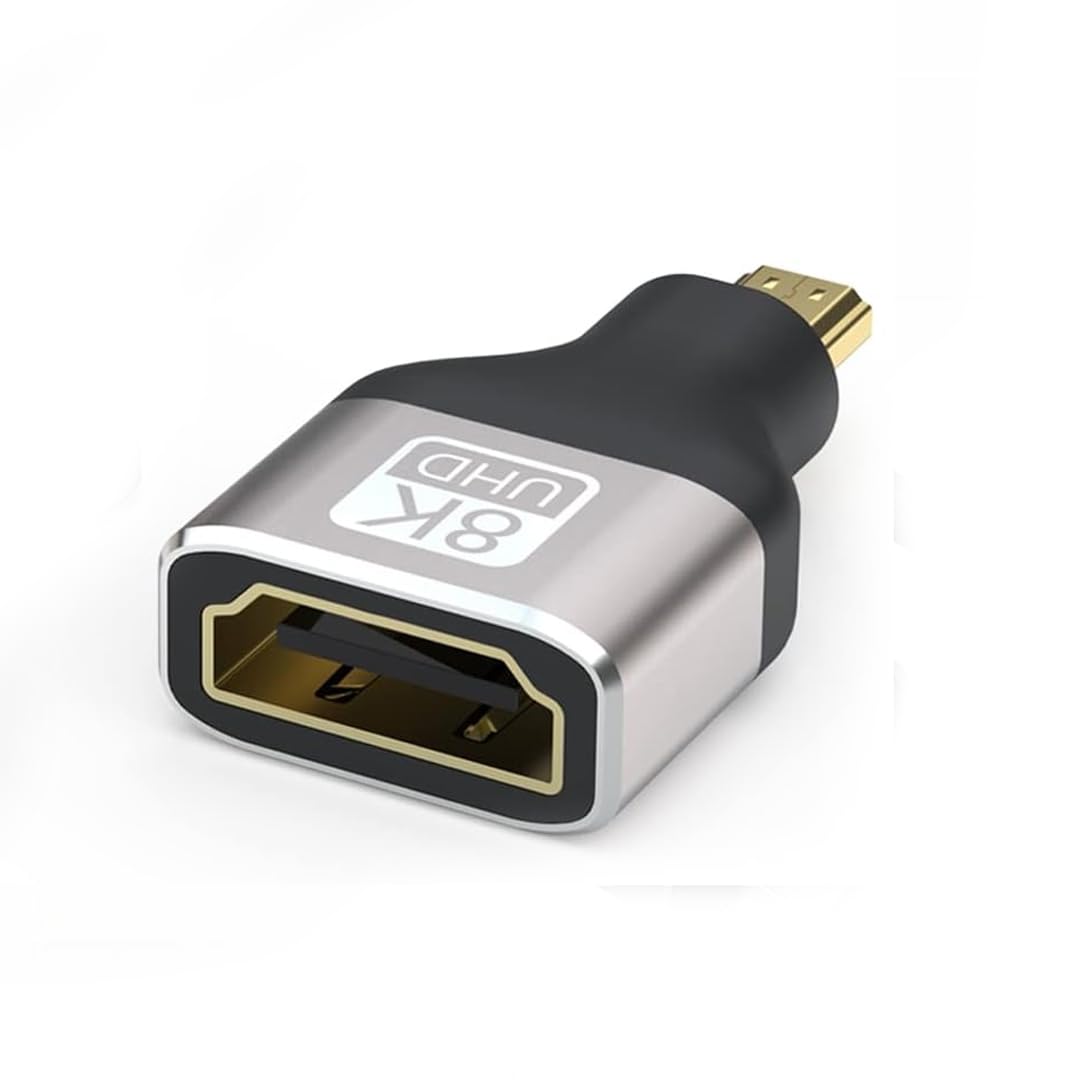 Etzin 8K Mini HDMI Adapter 2.1 Mini HDMI Male to Standard HDMI Female Adapter Convertor Support 8K@60Hz, 4K@144Hz, 2K@240Hz (EPL-953CC) — Amazon image 12