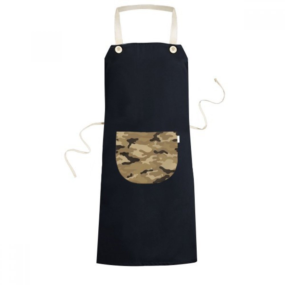 Tabliers de cuisine anti tache noir motif camouflage pour protéger vos vêtements