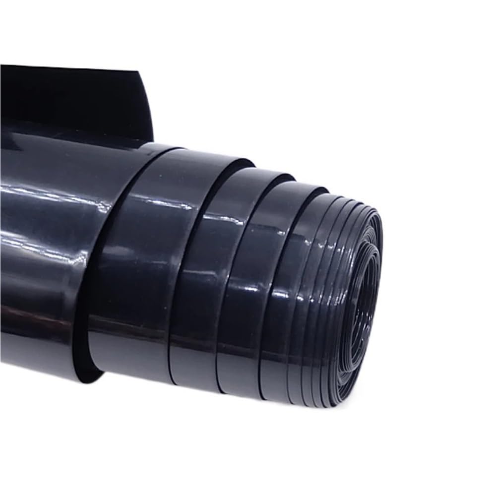 Guaina termorestringente impermeabile, Tubo termoretraibile in PVC Protezione cavo nero Dimensioni multiple(180MM*8METERS)