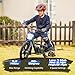 OLALA Electric Dirt Bike for Kids Aged 5-10, 340W Racing Grade Electric Motorcycle with Aluminum Frame, Up to 12MPH & 3 Speed Settings, Safe Disc Brakes, 16IN Knobby Tires