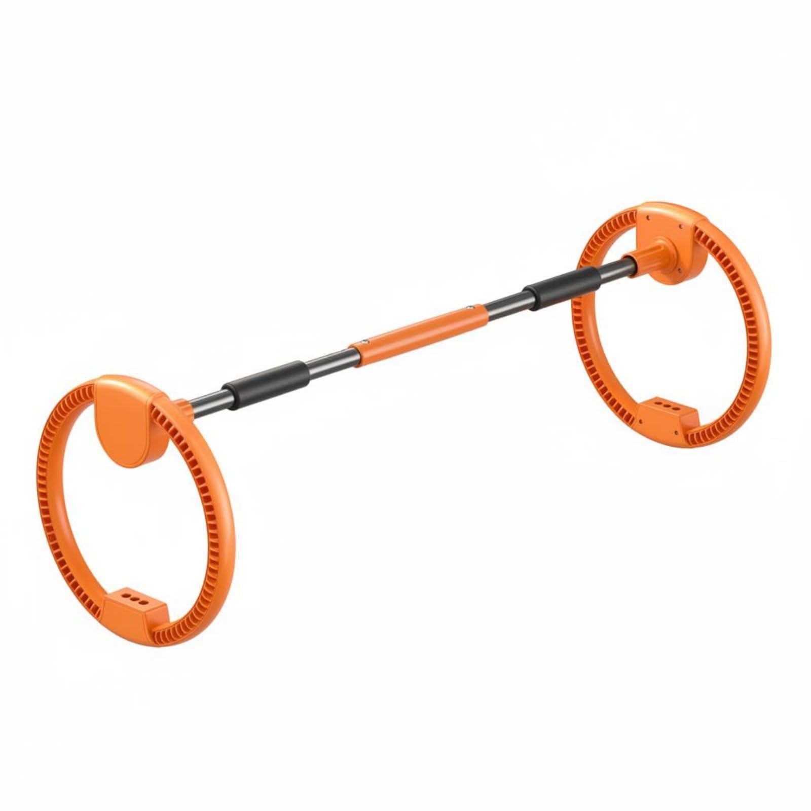 MYADDICTION Multi-Function Manual Exercise Hoop Includes Jump Rope Handheld Fitness Hoop Calorie Burning Waist Exercise Loop Easy to Use for Home Workout, Orange - Basic-image-18