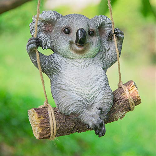Simulation d'animaux avec ce koala extérieur suspendu pour arbre et terrasse - 3