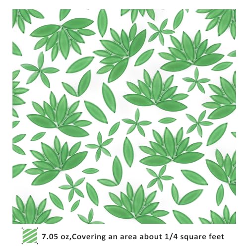 Youway Style Green Leaf Mosaic Tiles For Crafts Bulk,200G Petal Mosaic Glass Pieces,Flower Glass Tiles For Diy Garden Mosaic Making thumb #4