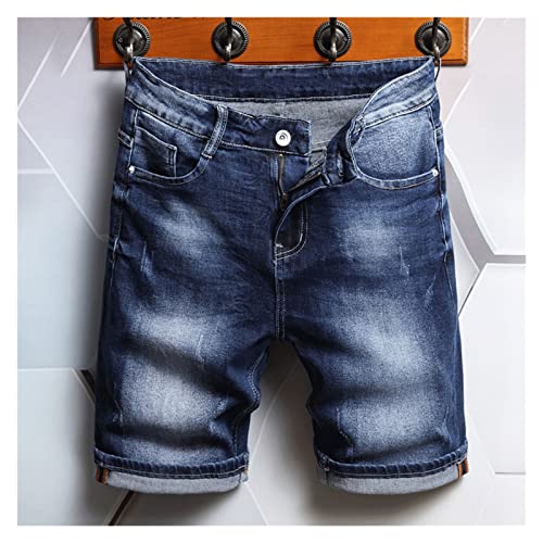 Short en jean homme droit confortable contre la chaleur style overalls CLSDRZC