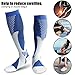 Compression Socks Men Women 20-30 mmHg Athletic Fit Running Medical Pregnancy Flight Travel 4 Pair Christmas Gift
