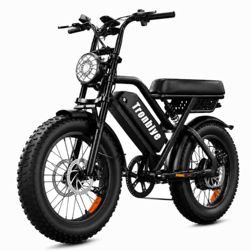 ciloovy 1500W Fat Tire Electric Bike 16 All-Terrain Ebike 48V 15.6Ah Battery Dual Suspension Shimano 7-Speed 22MPH Max Speed for Off Road & Commuting