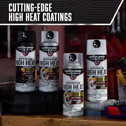 Rust-Oleum High Heat 5-in-1 Spray Paint, Flat Aluminum by Rust-Oleum - Used condition - Image 9
