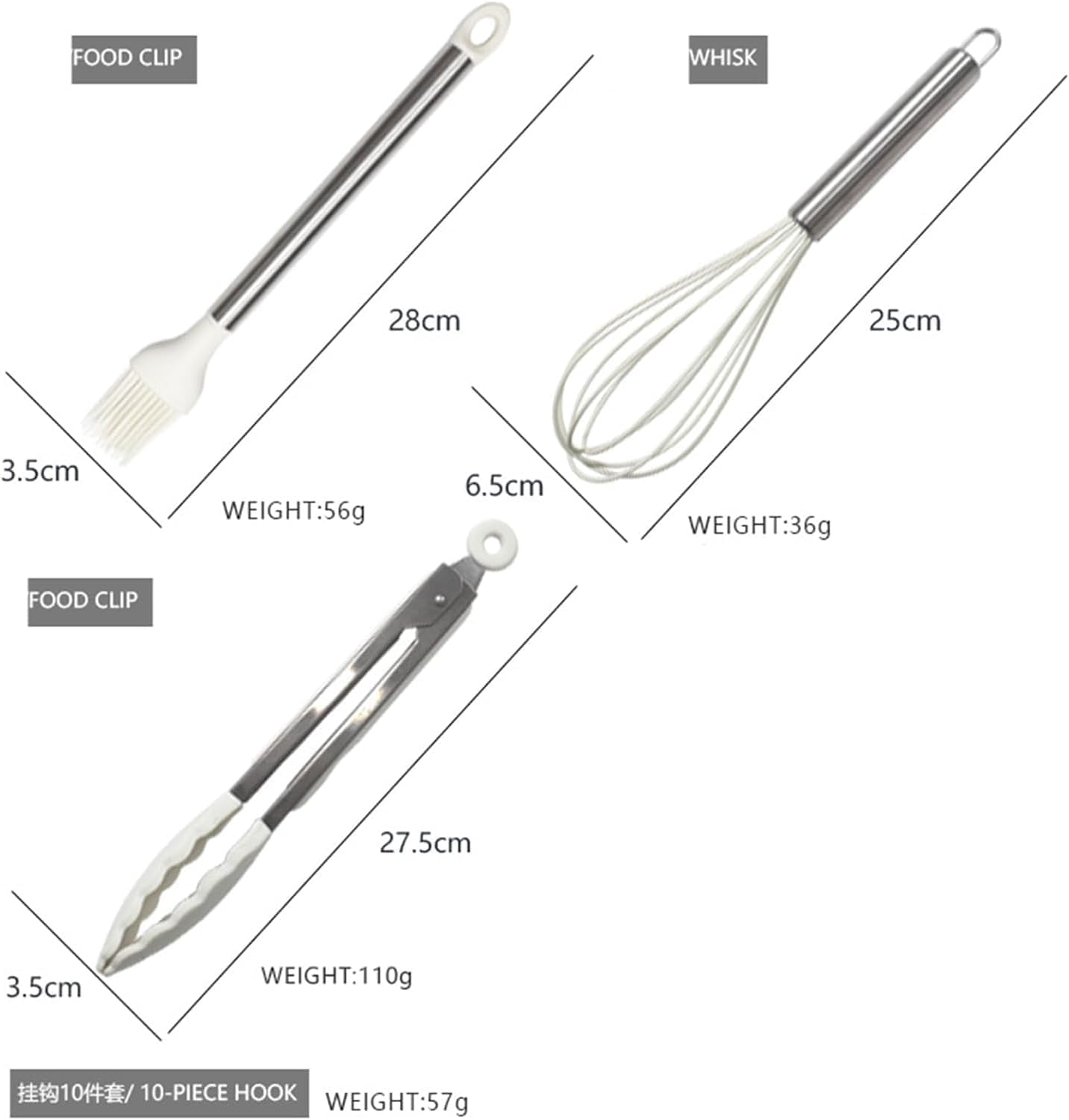 Juego de Utensilios de Cocina, Utensilios Cocina, Juego de espátula de silicona antiadherente de 23 piezas for utensilios de cocina antiadherentes aptos for lavavajillas con mango de acero inoxidable