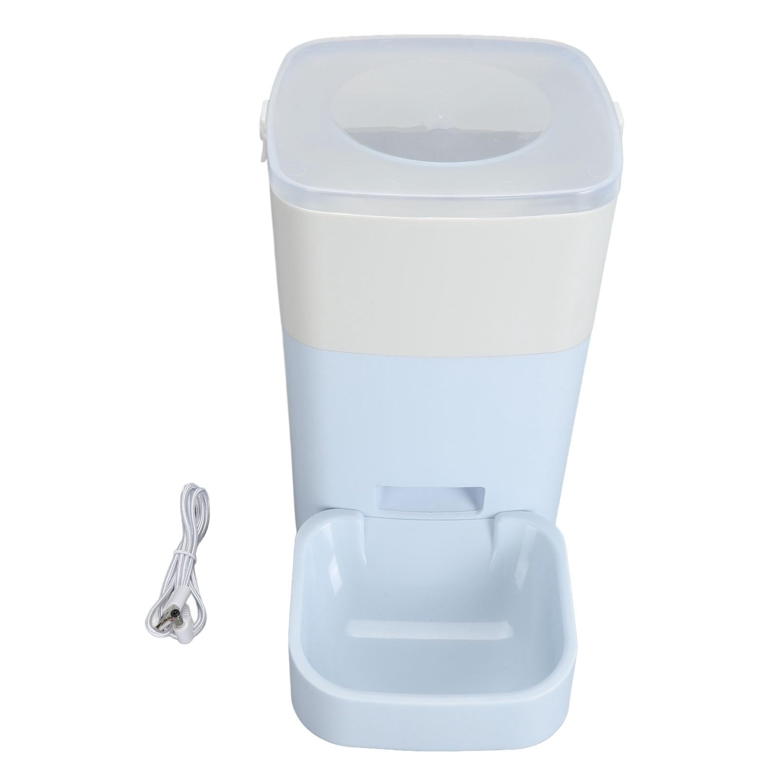 Kketeopt Automatic Pet Feeder Large Capacity Smoother Food Delivery for Home (Light Blue)