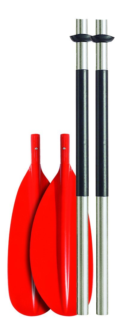 Bravo pagaia da Kayak 4 Pezzi Argento 230 cm