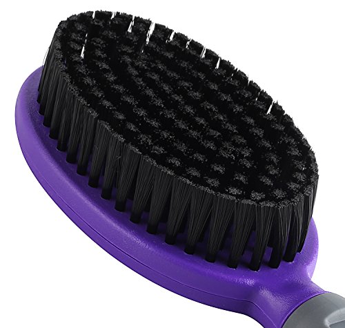 Hertzko-Bristle-Brush-For-Dogs-and-Cats-with-Long-or-Short-Hair-Dense-Bristles-Remove-Loose-Hair-from-Top-Coat-Removes-Tangles-Dander-Dust-Trapped-Dirt-and-Dead-Undercoat-Single-Sided