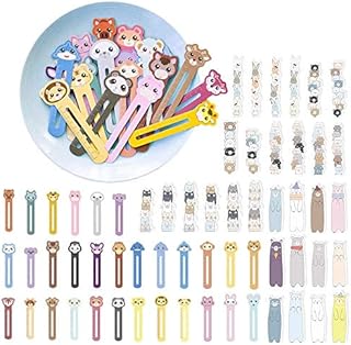 Cute Animal Bookmarks for Kids Children Boys Girls, Funny Novelty Ruler Book Marker for Student (60 Pack)