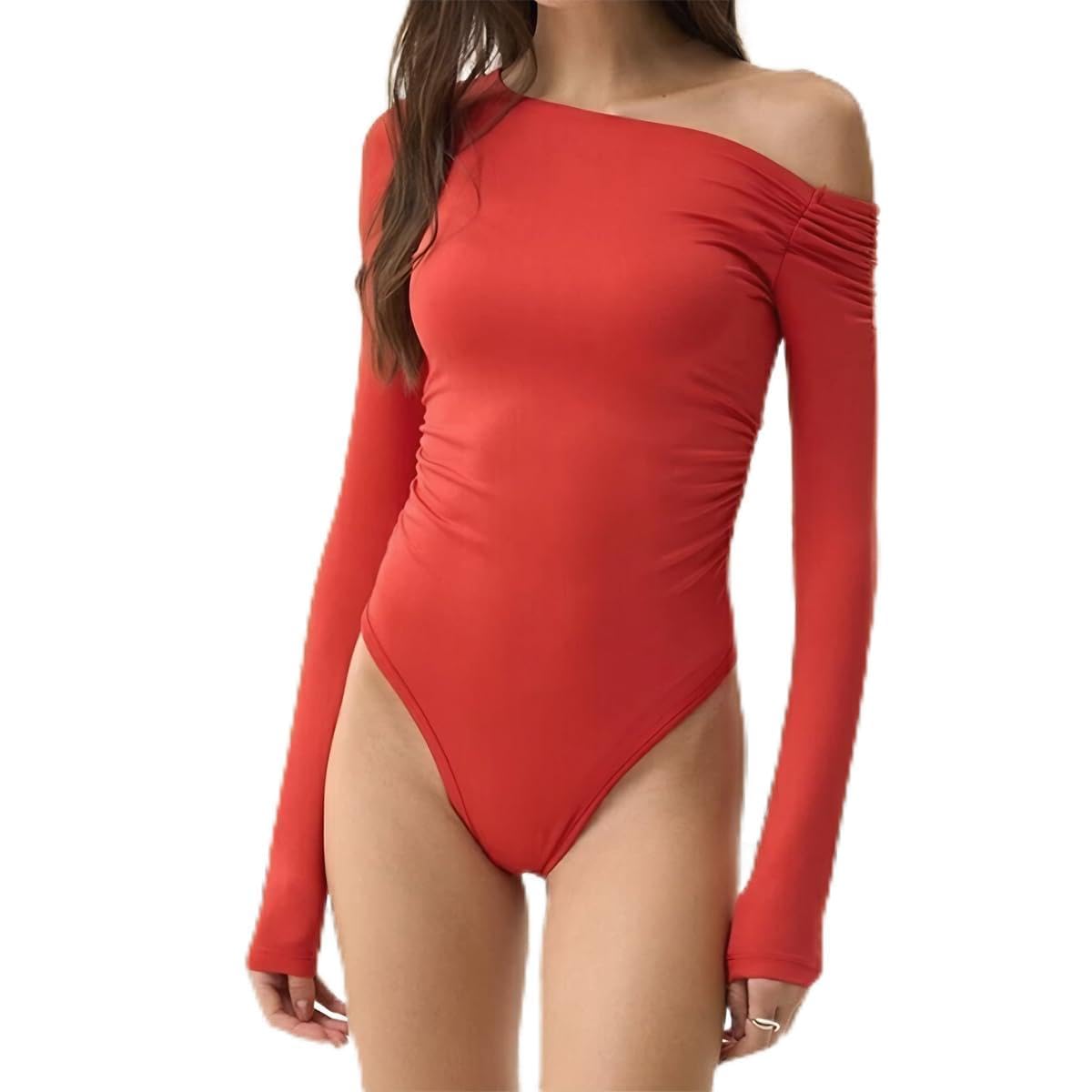 Body feminino sexy tomara que caia – camiseta de manga comprida franzida de um ombro só em promoção! Veja a oferta e mais achadinhos de Blusas 4 Hoje é o melhor dia para comprar Body feminino sexy tomara que caia – camiseta de manga comprida franzida de um ombro só com aquele preço maroto! Promoção! Aproveite a oferta! 4