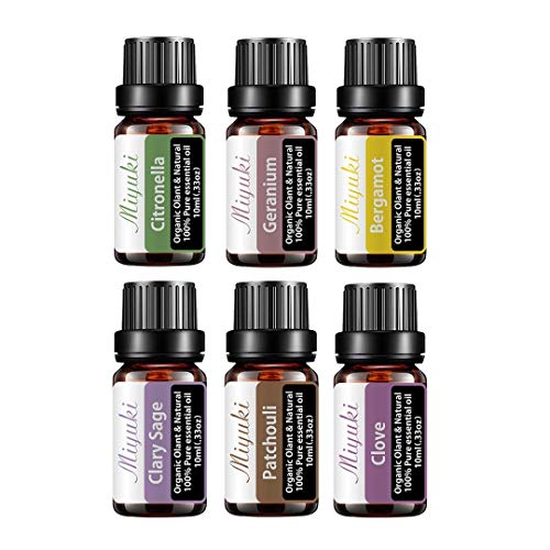 Miyuki Chamomile Essential Oils And 6Pack Essential Oil Sets With Cedar,Ginger,Black Pepper,Pine Needles,Juniper Berry,Thyme #TOP22