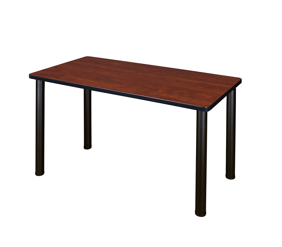 Regency Kee 42 by 24-Inch Training Table, Cherry/Black