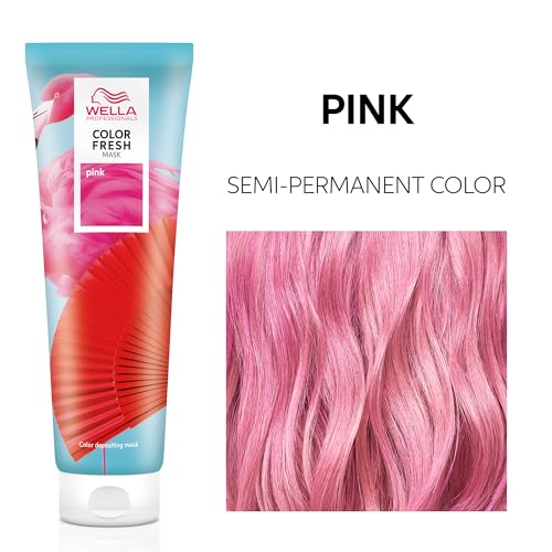 Wella Professionals Color Fresh Mask Pink – Farbauffrischende Haarmaske, Haartönung & Haar Glossing von Wella – Haarfarbe Pink – 150 ml