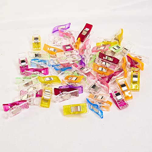 Trimz Sewing Clips, Assorted Colours, 25mm