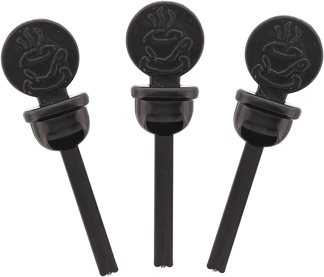 Beverage Plugs - Leak Prevention Coffee Accessory for Hot Drinks, Disposable Coffee Stoppers, Fits Standard Lids - Black, 2", Pack of 400