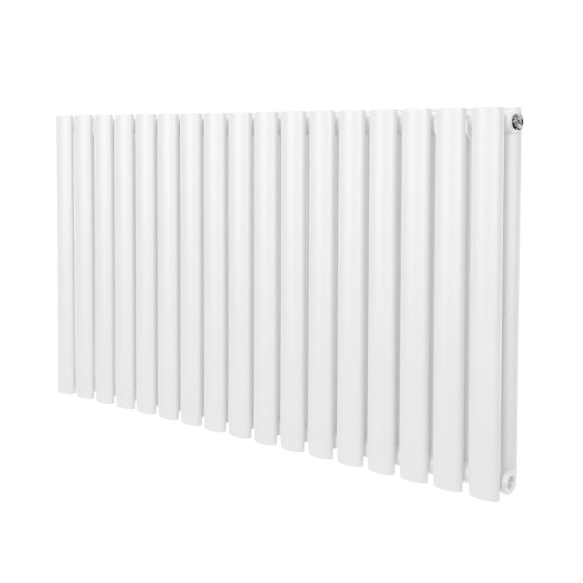 Oval Column Radiator 600mm x 1020mm Modern Designer Double Panel