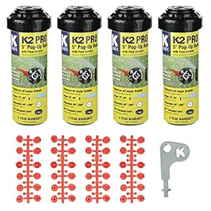 K-Rain K2 Pro Getriebeantrieb 4er-Pack Sprinkler
