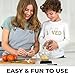 Zulay Kitchen Premium Garlic Press Set - Rust Proof Professional Garlic Mincer Tool - Easy-Squeeze, Easy-Clean with Soft, Ergonomic Handle - Silicone Garlic Peeler & Brush (Silver)