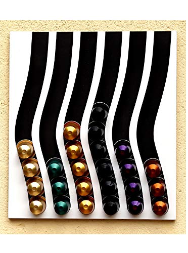 Contenedor de 60 Cápsulas Nespresso (negro e blanco)