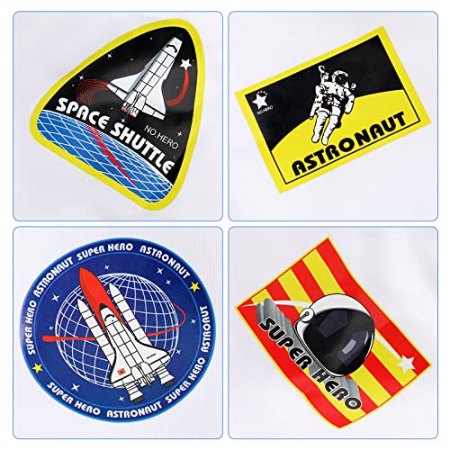 Geyoga Astronaut Costumes For Kids Astronaut Dress Up Role Play With Astronaut Helmet For Birthday Theme Party (8-9Y) #TOP4