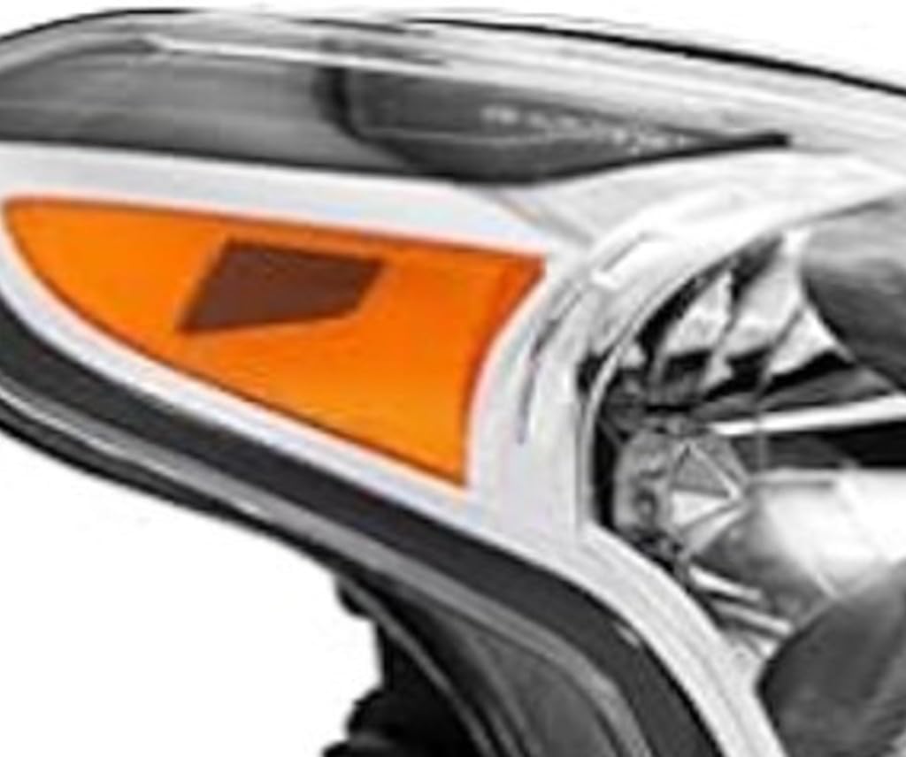 KarParts360 For Nissan Versa 2023 2024 Headlights Driver and Passenger Side | Pair | Street Legal | Low/High Beam | Reflector Type | With Bulbs | For NI2502300, NI2503300 | 260605EE3A, 260105EE3A