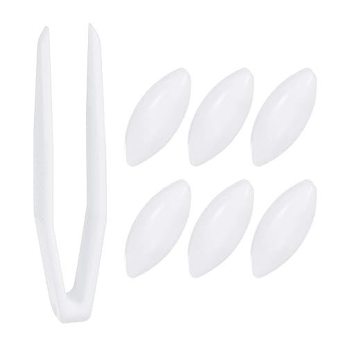 PATIKIL Magnetic Stirrer Bar, 30x15mm 6 Pcs PTFE Magnetic Mixer Stir Bars Magnet Mixing Rod Set for Flat Bottom Beaker Laboratory Home Lab with
