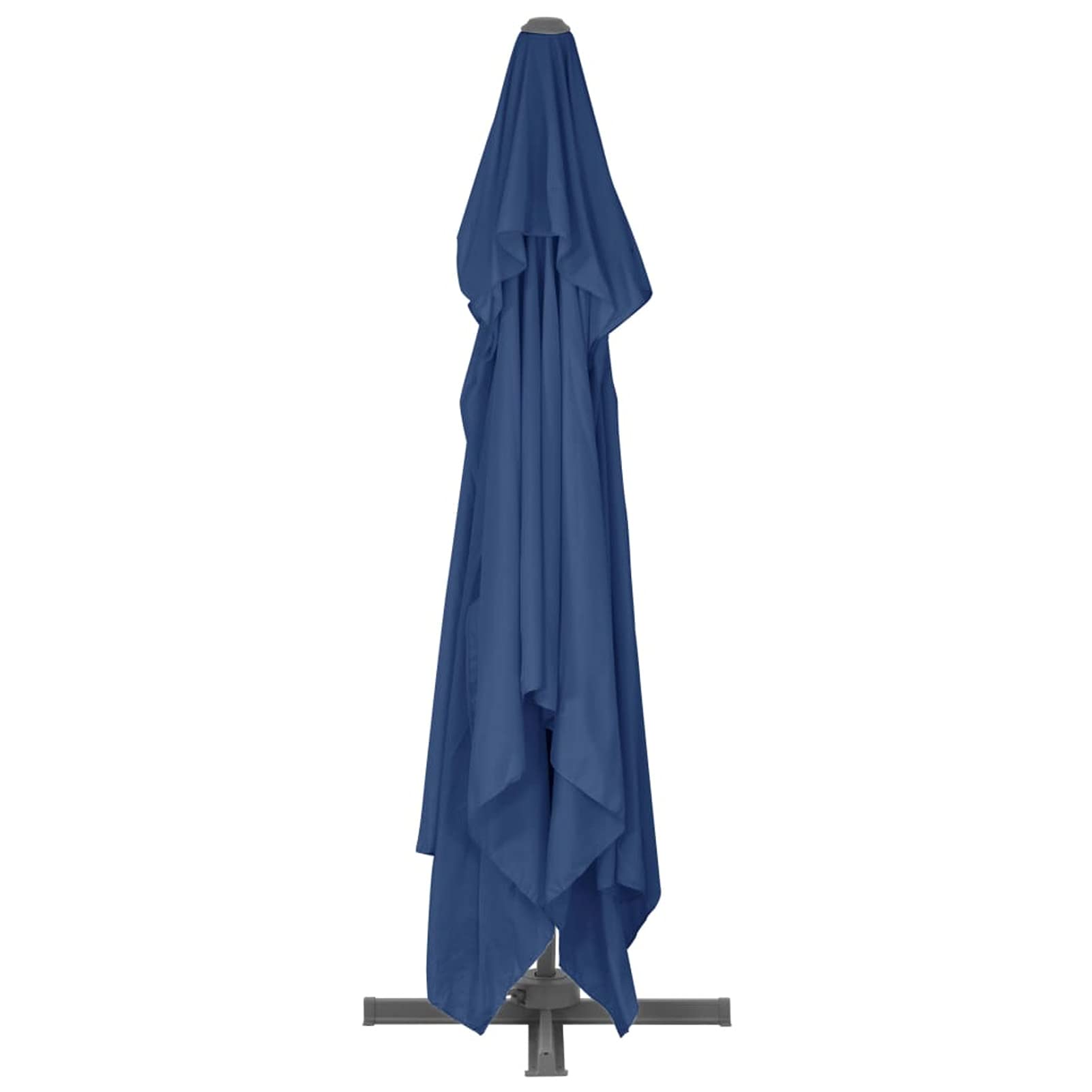 Homgoday Sombrilla voladiza de jardín Poste de Aluminio Azul Azure 4x3 m Sombrilla Terraza Exterior, Sombrilla Jardín Grande Orientable Jardín Parasol Balcón
