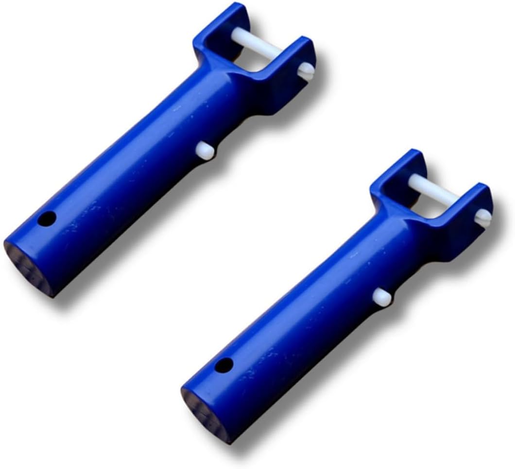 Kichvoe 2 Sets Shaped Pool Cleaning Suction Heads with Handles Blue Pool Cleaning Accessories Easy to Use for